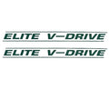 Ski Centurion Boat Decals 150715 - Elite V-Drive Stickers (pair)
