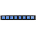 Boat Control Pad Replacement Push Buttons - Black Blue 6 1/2 Inch