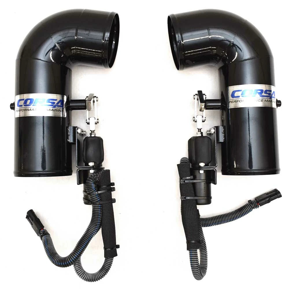 SE Volvo SB CAT Boat Corsa Exhaust Diverters P62364 - Crownline (set)