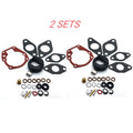 2X Fits Johnson Evinrude Outboard Carb Kit with Float 439071 BRP/OMC Carburetor