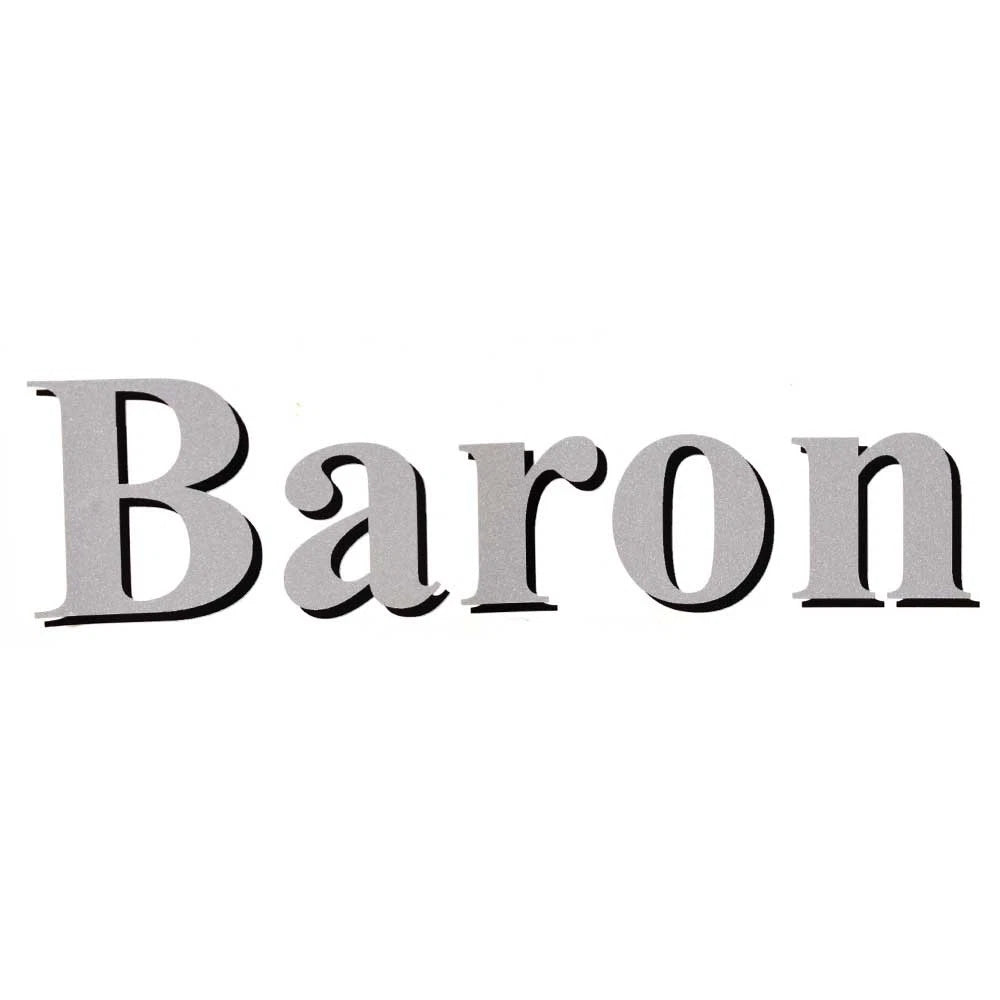 Lund Boat Model Decal 1986328 - Baron Silver Black Sticker