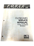 Force Outboards OB 3873-1, Three Cylinder Models Service Manual