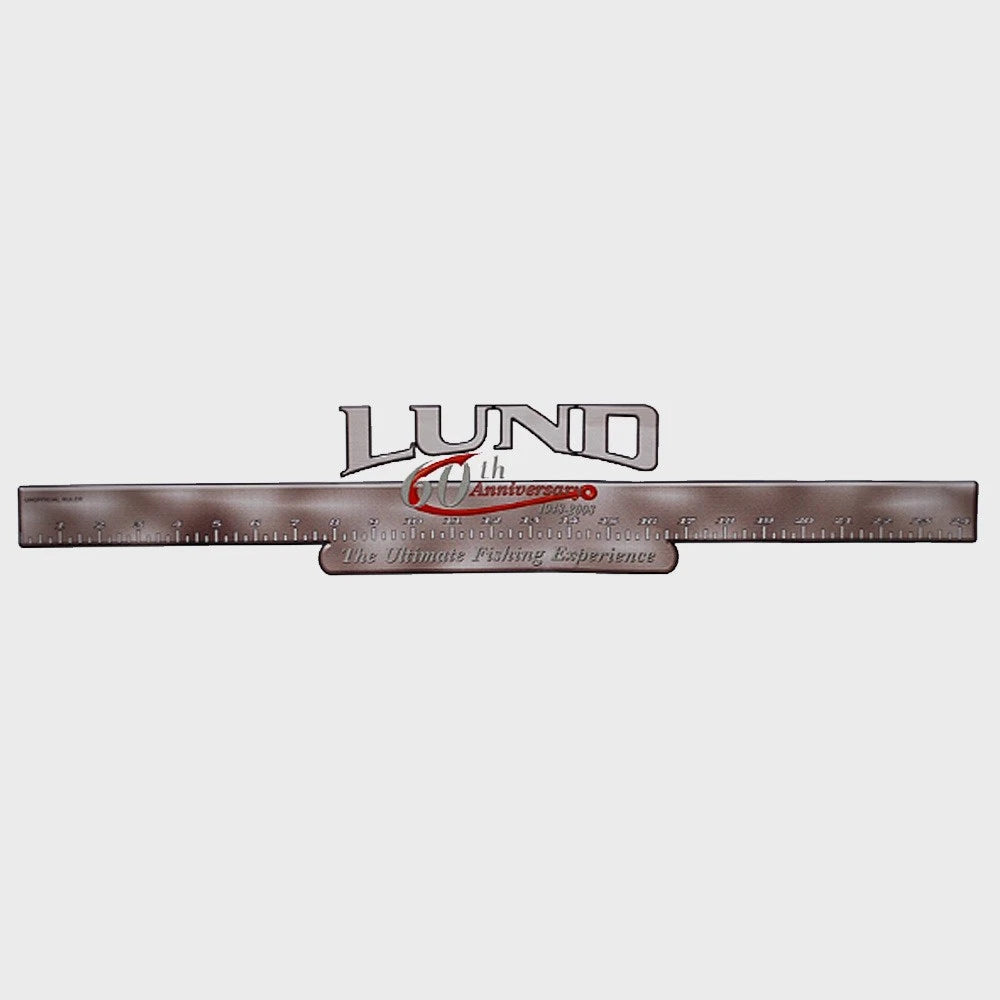 Lund Boat Decal 1986405 - 60th Anniversary Fish Ruler Sticker