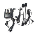 2 Way Motorcycle Helmet to Helmet Intercom Host Headphone Walkie-talkie