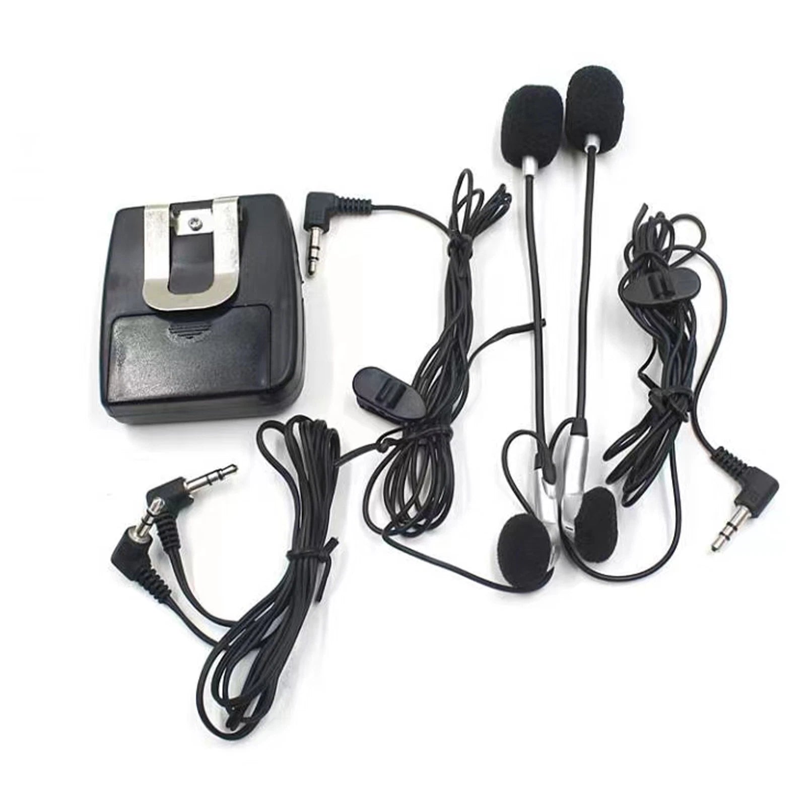 2 Way Motorcycle Helmet to Helmet Intercom Host Headphone Walkie-talkie