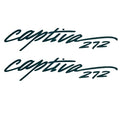 Rinker Boat Decal Sticker - 272 Captiva Green (pair)