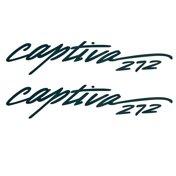 Rinker Boat Decal Sticker - 272 Captiva Green (pair)