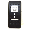 Carling Boat Rocker Switch Actuator Cover - Black HELM SEAT