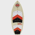 O'Brien Boat Wakesurf Board 2211240 - Haze V3 57 Inch White - Red
