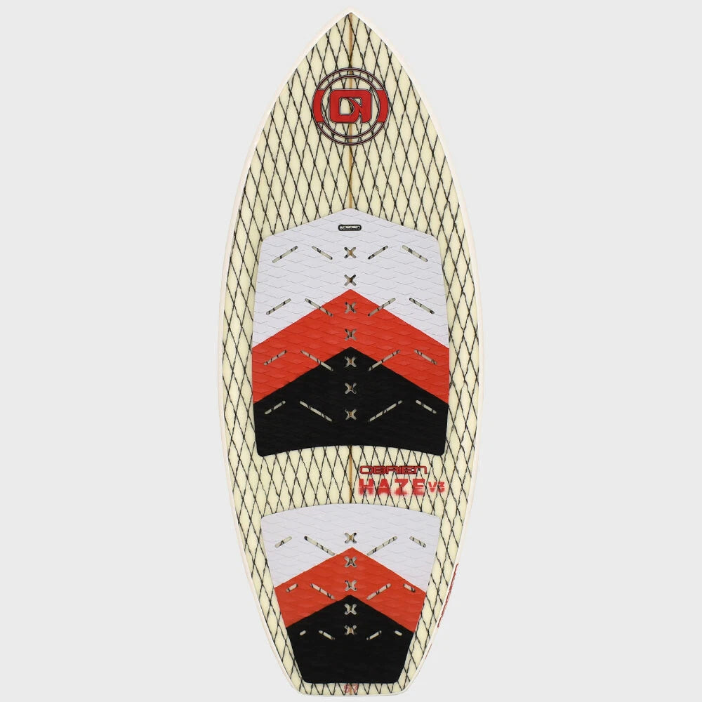 O'Brien Boat Wakesurf Board 2211240 - Haze V3 57 Inch White - Red