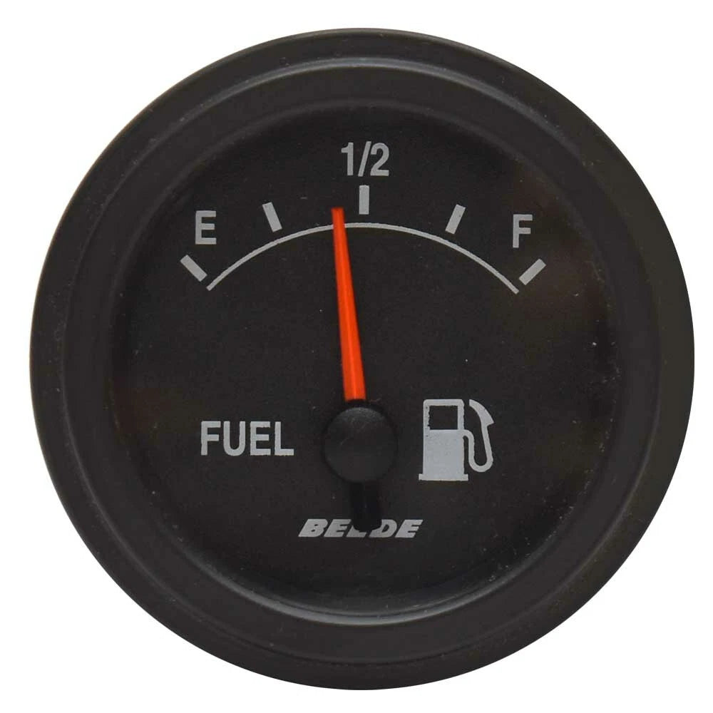 Faria Beede Boat Fuel Level Gauge 947917 - 2 Inch Black