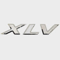 Moomba Boat Raised Logo Decal Emblem - Mobius XLV CC Silver Vinyl