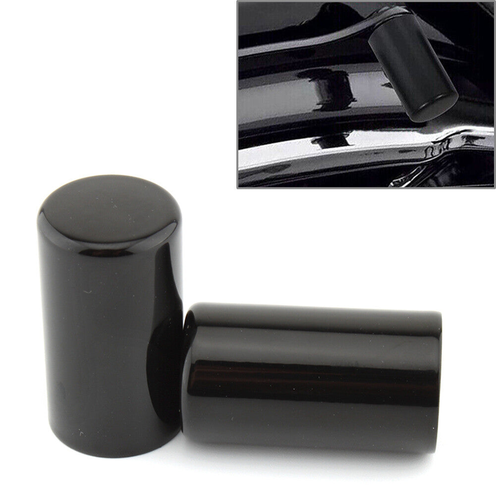 2 Pcs Docking Hardware Point Covers Kit for Harley Touring FLHX 2009-23 Black