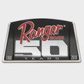 Ranger Boat Raised Emblem Decal 309778 - 50 Year Anniversary Red