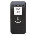 Carling Boat Rocker Switch Cover Plate - WIND LASS Actuator