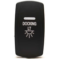 Carling Boat Rocker Switch Plate - Docking Lights Black Actuator