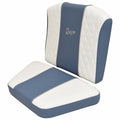 Ranger Boat Console Seat Cushions 729790H.12 - Bay Series Blue White