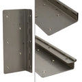 Crownline Boat Offset Piano Hinge 21023 - 10 X 4 X 2 Inch Aluminum