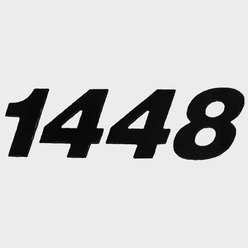 Tracker Boat 1448 Decal Sticker 48773 - Black 3 X 1 Inch