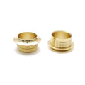 Hafele America Boat Round Rosettes 229.11.815 - Brass 5/8 Inch (pair)
