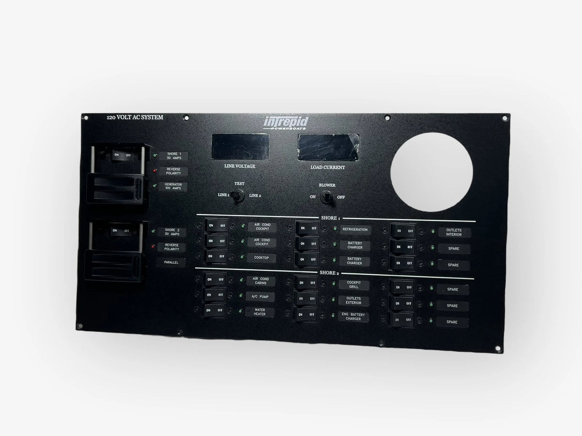 Intrepid, Marine, Electrical Switch Panel AC 120 Volt, 20 3/4in X 11in I-8331708