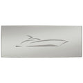 Regal Boat Mirror 39046 - 12 X 30 1/2 Inch with Frosted Emblem