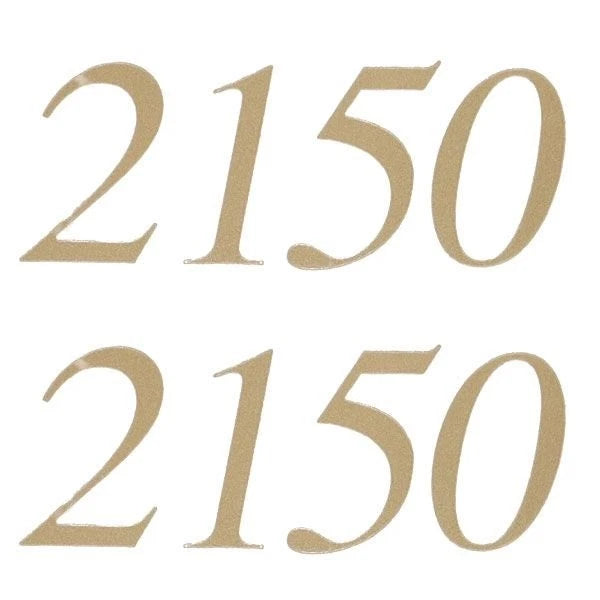 Crestliner Boat Brand Decal - 2150 Sportfish Gold Stickers (pair)