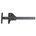 For Woodworking T Depth Ruler Workshop Marking Sliding T Design Precision Scale