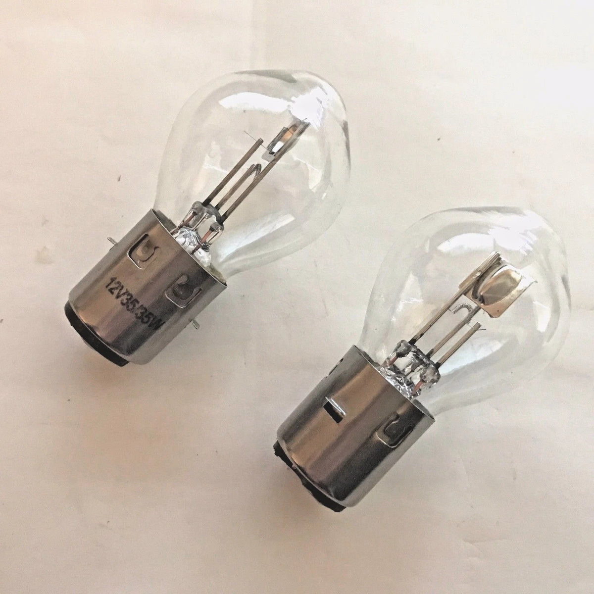 2 S2- SCOOTER SNOWMOBILE ATV HEADLIGHT BULBS 12V35/35W BA20D 12728