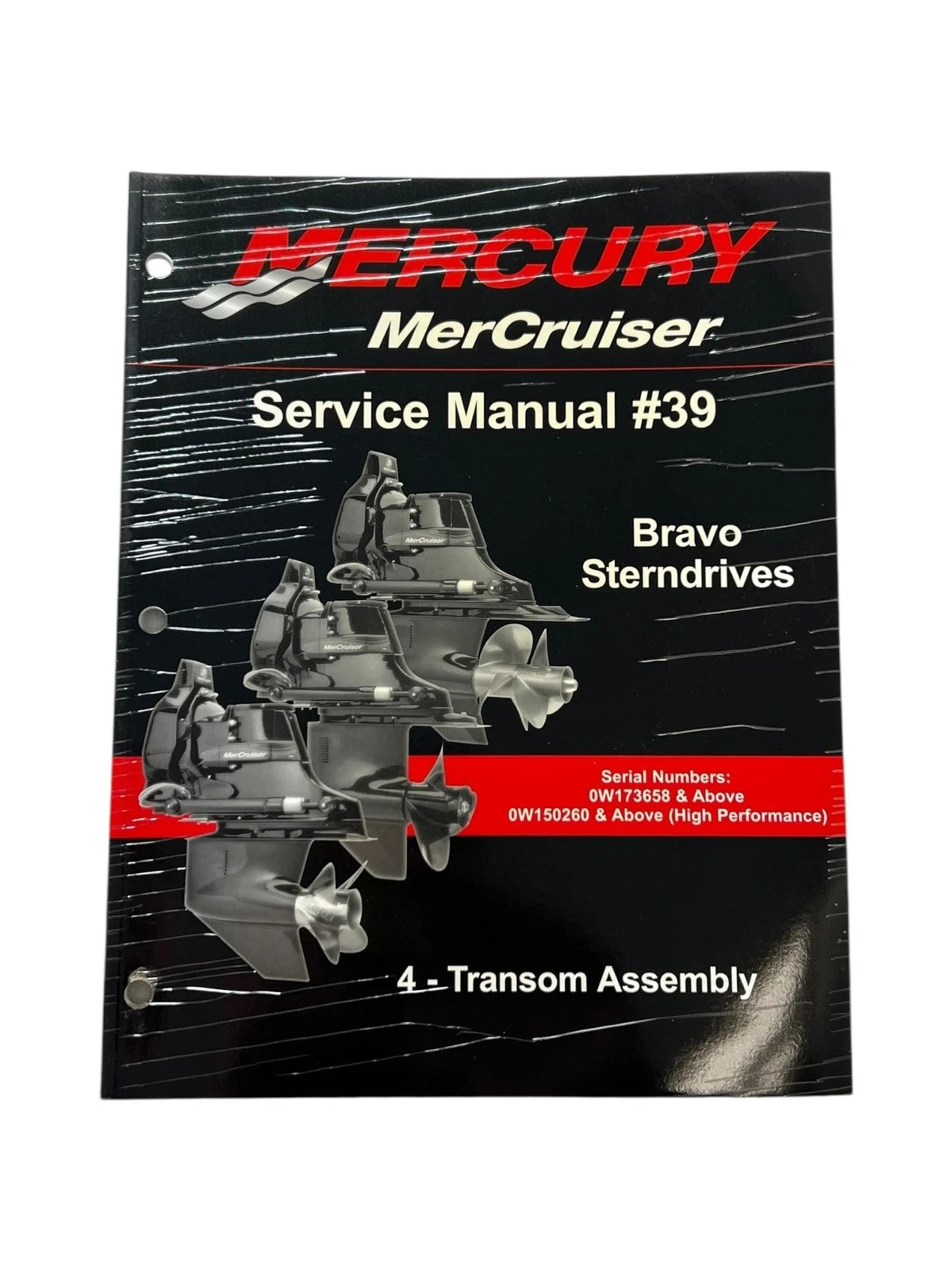 Mercury 90-865612040, Bravo Sterndrive, Transom Assembly, Service Manual, #39