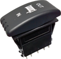 KFI UTV Dash Rocker Switch Kit with LED Illumination for ATV & UTV Winches