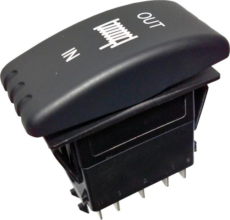 KFI UTV Dash Rocker Switch Kit with LED Illumination for ATV & UTV Winches