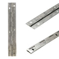 Boat Hatch Piano Hinge - 17 Inch 13 Gauge Aluminum