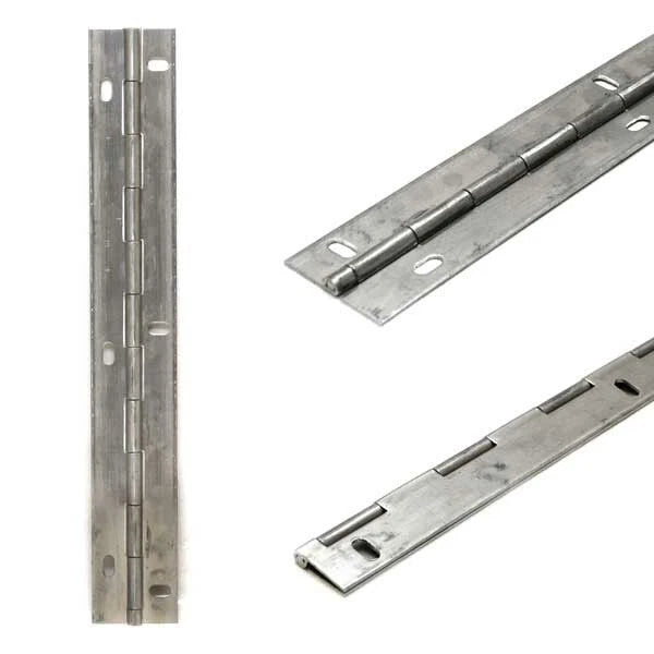 Boat Hatch Piano Hinge - 17 Inch 13 Gauge Aluminum