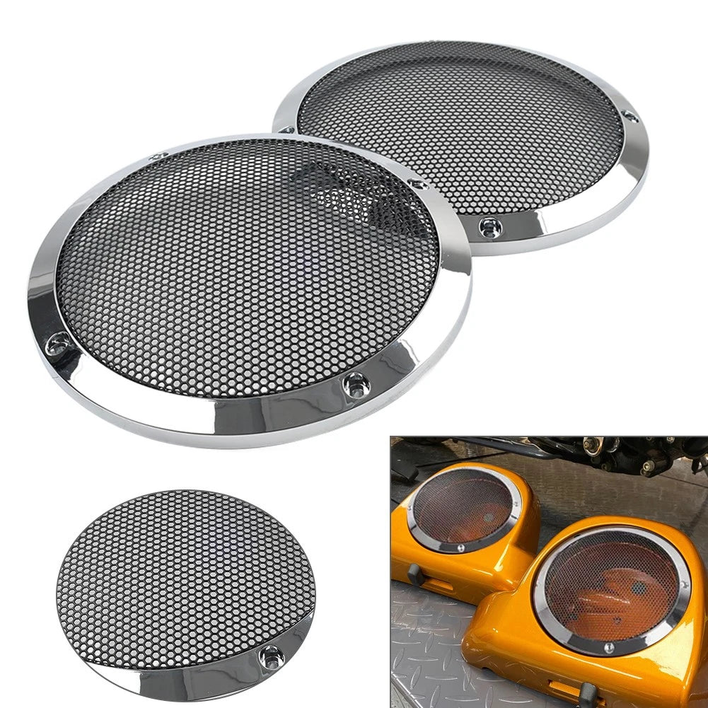 6.5"Lower Vented Fairing Speaker Covers for Harley Electra Street Road Glide