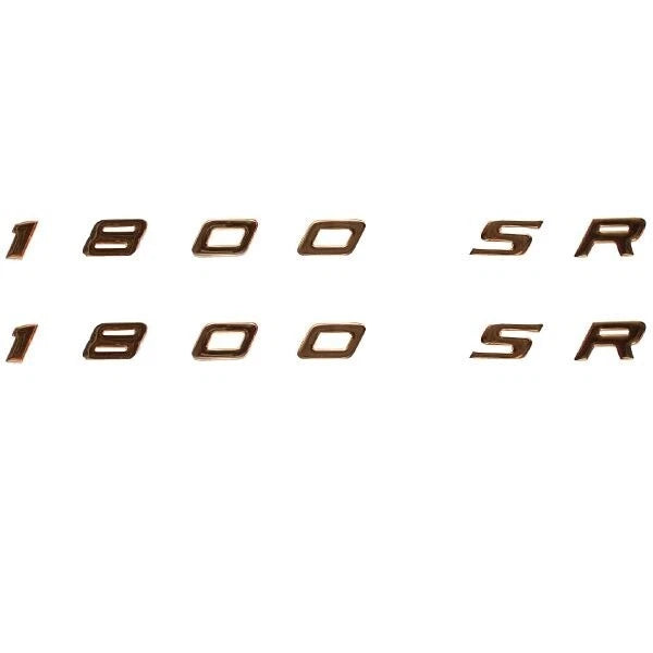 Bayliner Boat Raised Decals - 1800 Maxum SR 16 X 1 Inch Gold (pair)