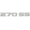 Crownline Boat Raised Decal 44846 - 270 SS Silver