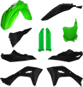 ACERBIS Full Plastic Kit for Kawasaki KX450F & KX450X 2024 Green/Black