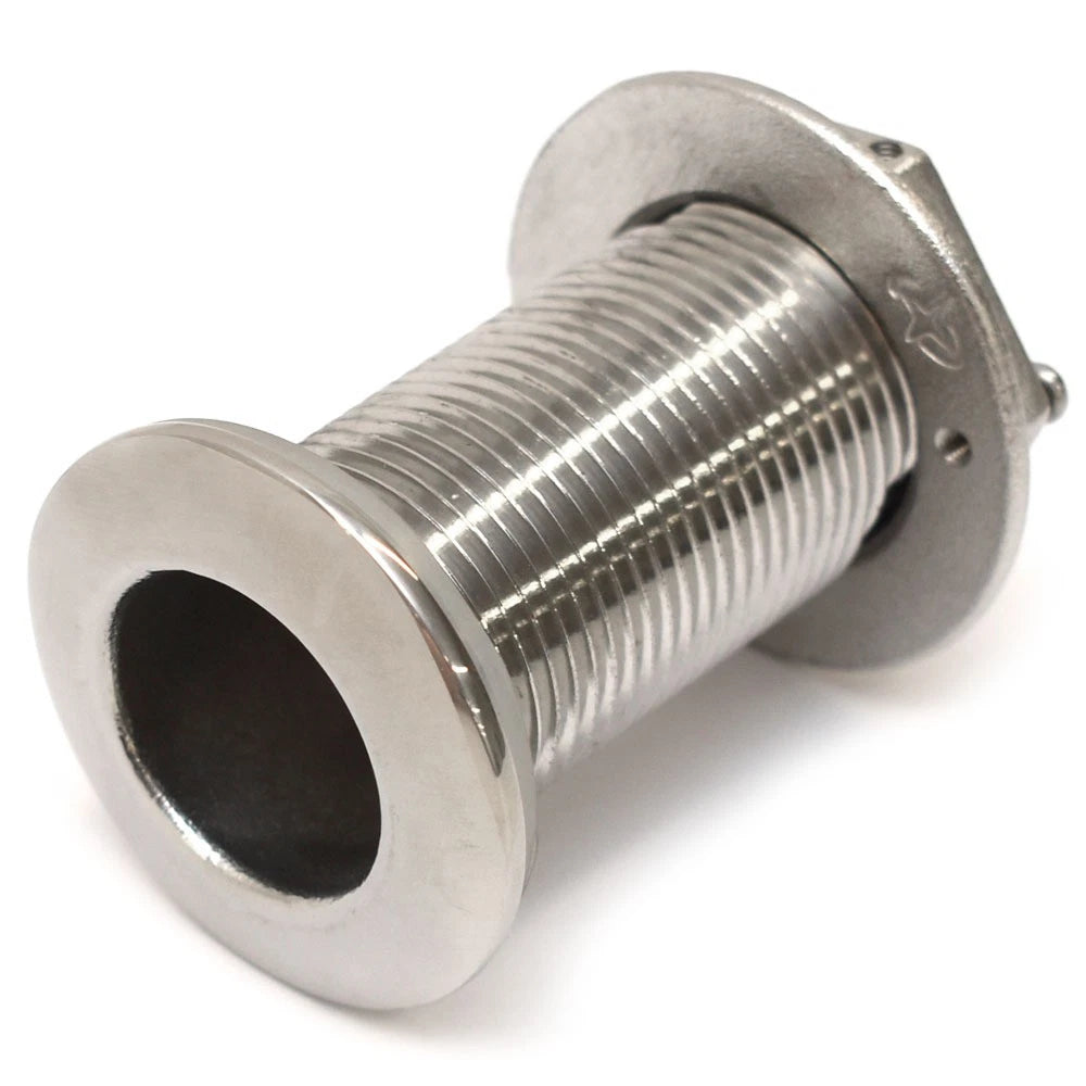 Gemlux Boat Thru Hull Fitting 70003-2 - 1 Inch Stainless Steel