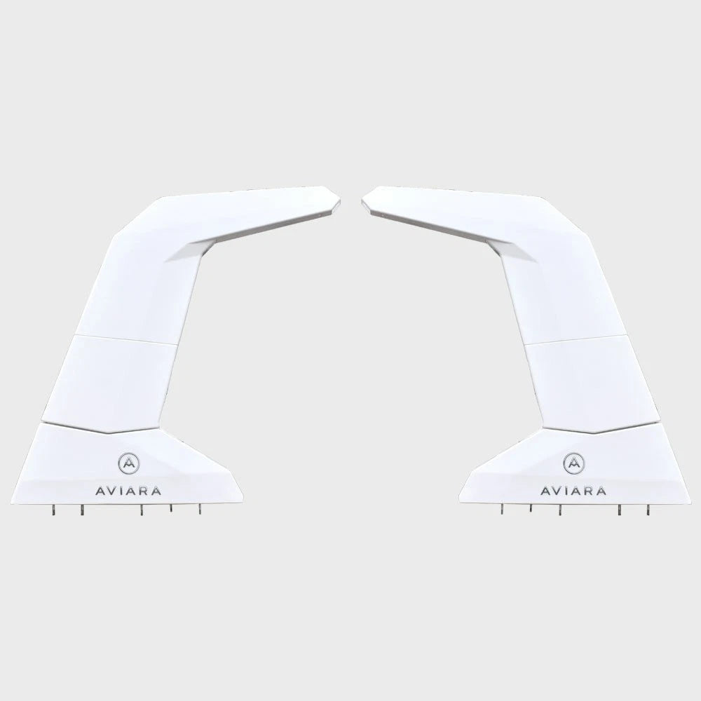 Aviara Boat Power Folding Tower Legs - Hard Top White (PORT/STBD)