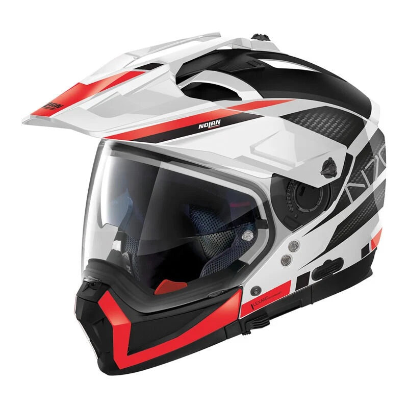 Nolan Helmet N70-2 X Adventure Earthquake White/Red/Blac K