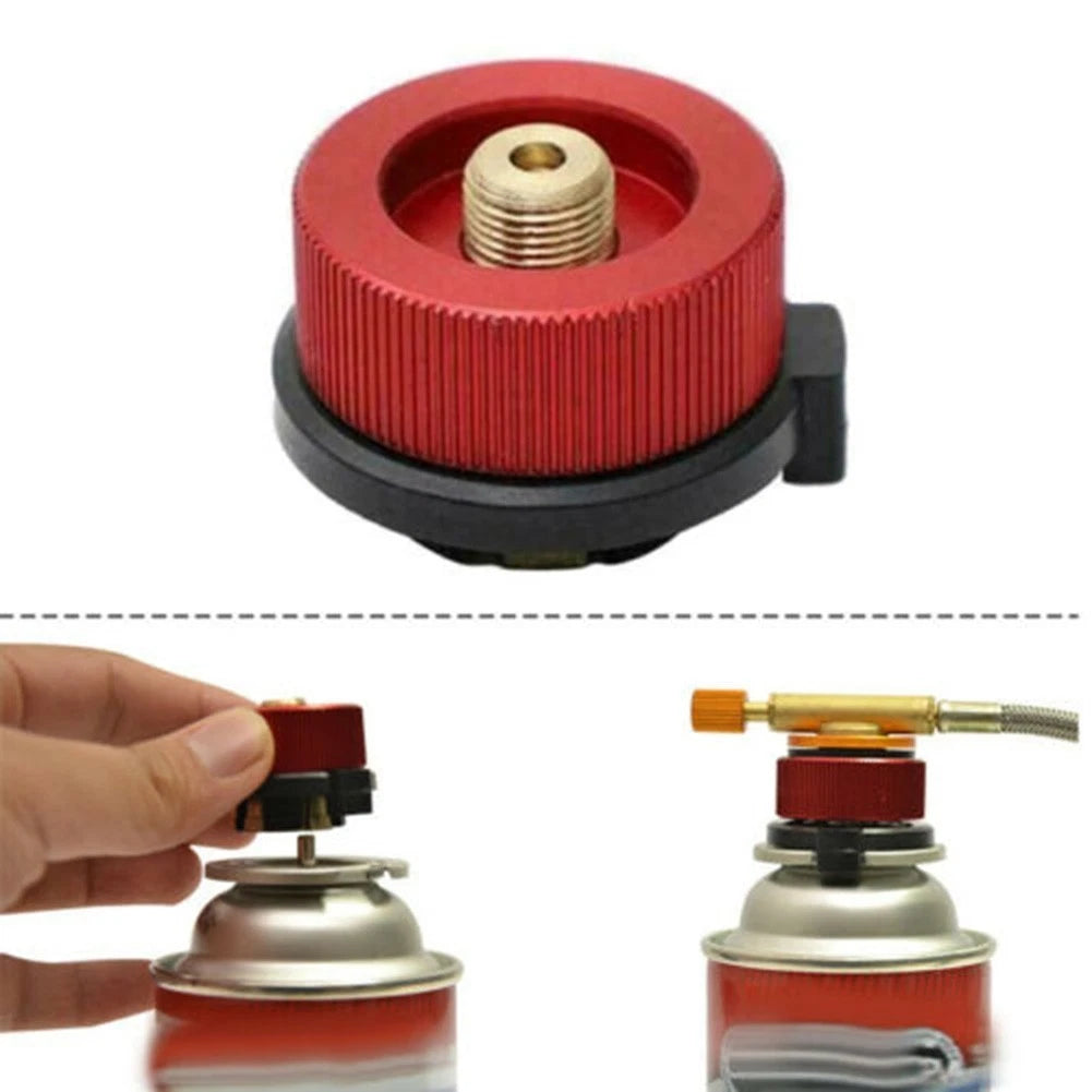 Adapter Gas Adapter for Long Gas Tank Butane Camping Convert Gas Protable