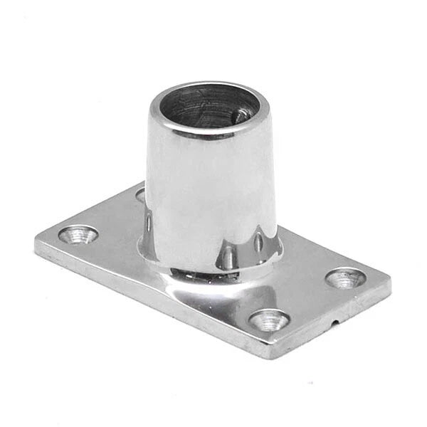Attwood Boat Grab Rail Mount Base - Railing Fitting 7/8 Inch Stainless