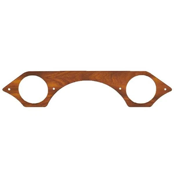 MasterCraft Boat Blank Gauge Panel 50212241 - Woodgrain Aluminum
