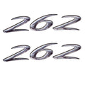 Rinker Boat Lettering Graphic Decal - 262 Vinyl 3 1/4 Inch (pair)