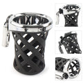 Handlebar Cup Holder Drink with Mesh Basket Mount Universal Longer for Harley US