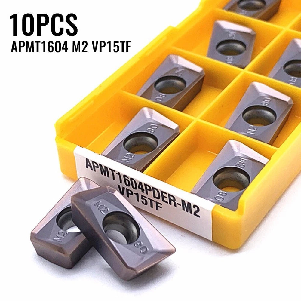 Carbide Inserts CNC Blade Indoor Outdoor Kit Replacement APMT1604PDER-M 2