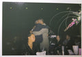 Vintage PHOTO Two African American Black Men Hugging Each Other