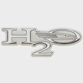 Chaparral Boat Raised Decal 14.00673 - H20 Off White Silver 5 Inch
