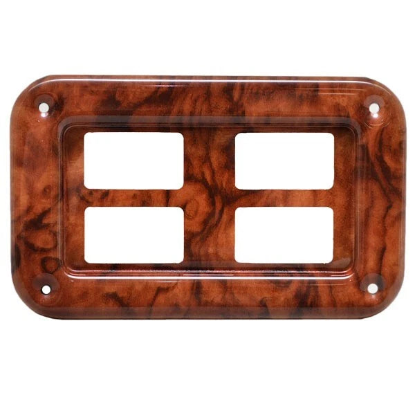 Rinker Boat Blank Dash Panel - Faux Woodgrain Plastic